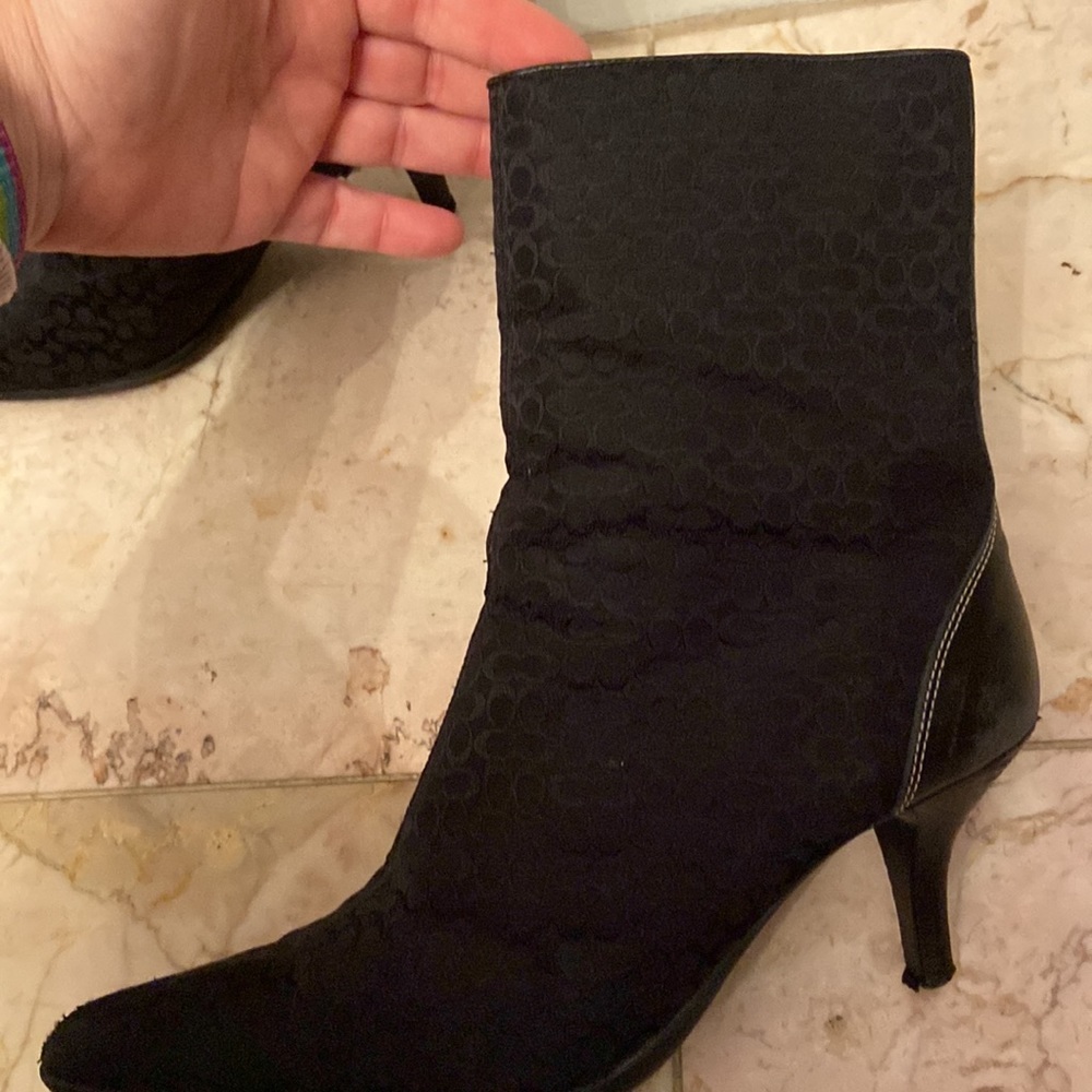 Authentic coach pointy boots signature cc - Picture 4 of 12